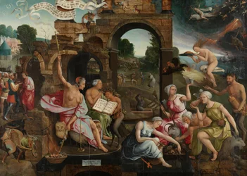 Saul und die Hexe von Endor, 1526
